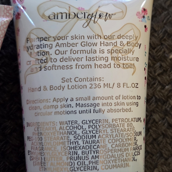 Amber Glow Hand & Body Lotion Set-3pcs - Picture 7 of 10